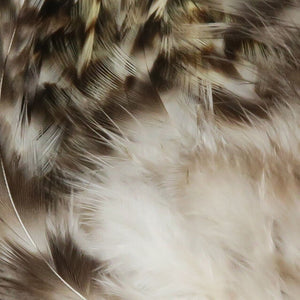 Strung 4-6 inch Grizzly Variant Saddle Hackle