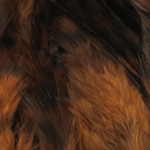 Strung 4-6 inch Grizzly Variant Saddle Hackle