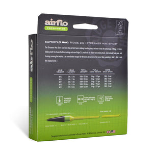 Airflo Superflo Max Ridge 2.0 - Streamer Max Short - Sink Tip Fly Line