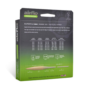 Airflo Superflo Max Ridge 2.0 - Tactical Taper -Floating Fly Line