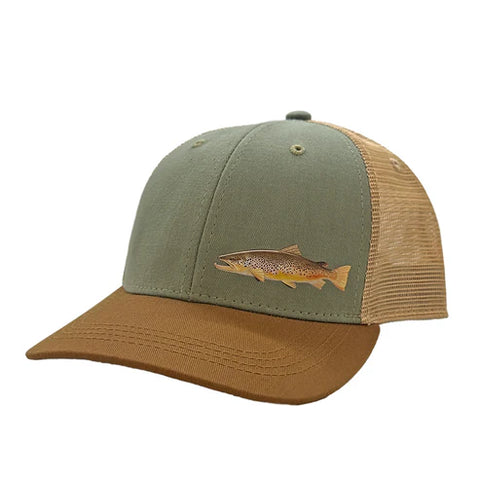 Rep Your Water Mesh Back Hat - Tailout Series: Brown
