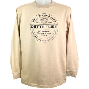 Dette Flies - Long Sleeve Vintage 1928 NYS Badge Tee Shirt