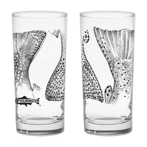 Rep Your Water Highball Glass - Fish Tail