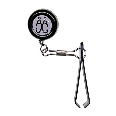 Anglers Accessories Clip-On Retractor with Nippers