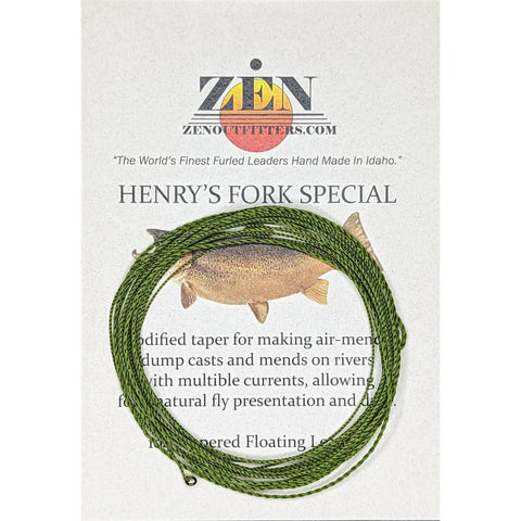 Zen Outfitters Henry’s Fork Furled Leader