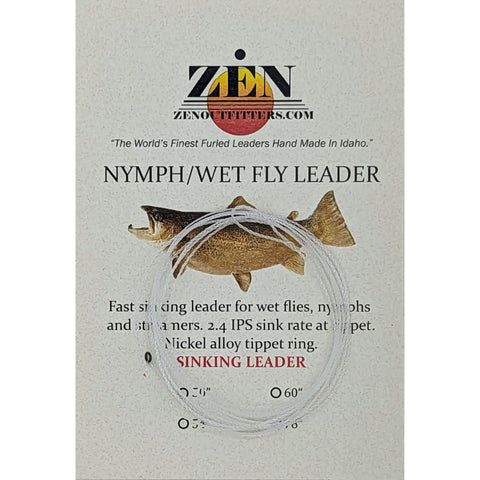 Zen Outfitters Nymph/Wet Fly Furled Leader
