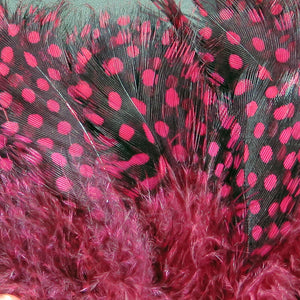Strung Guinea Fowl Feathers