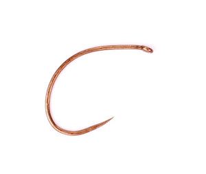 Varivas 2200BL - Curved Shank Bronze Barbless Hook