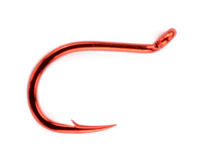 Daiichi 4253 - Salmon Egg Hook, Red Finish