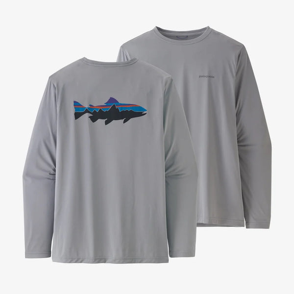 Patagonia 52147 M's Long-Sleeved Capilene Cool Daily Fish Graphic Shir –  Dette Flies