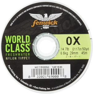 Fenwick World Class Freshwater Nylon Tippet - 0X | 14lb