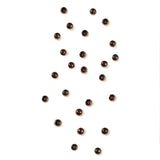 Dette Countersunk Brass Beads - 100 pack