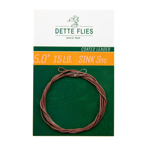 Dette Flies Coated Sinking Leaders