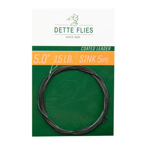Dette Flies Coated Sinking Leaders
