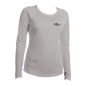 Rep Your Water - Brown Trout Compass Women's Sun Shirt