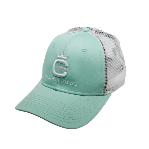 Cortland Logo Trucker Hat - Cool Mint
