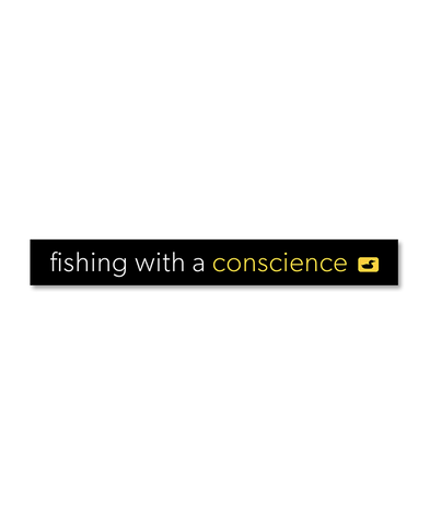 Fishing With A Conscience Sticker - Loon Outdoors