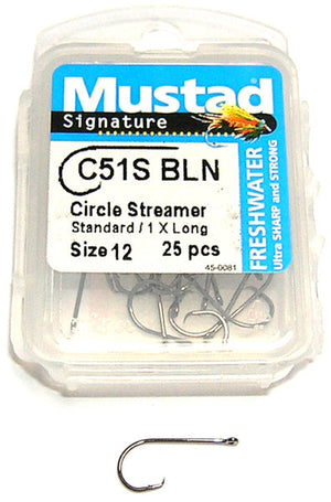 Mustad Hooks C51S Black Nickel