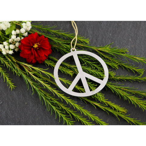 Iron Maid | Peace Sign Ornament