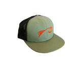 Rising - Trucker Hat – Snap Back – Moss