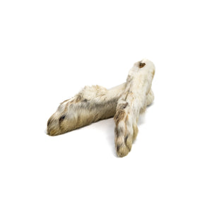 Dette Snowshoe Rabbit Feet-Natural Cream