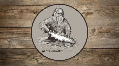 Rep Your Water - Vinyl Sticker | Squatch and Release