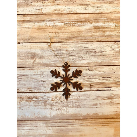 Universal Ironworks | Rustic Snowflake Ornament