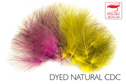 30% off - Dyed Natural Select CDC by Polish Quills