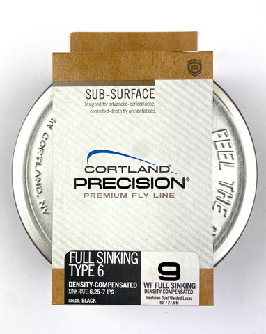 60% off - Cortland Precision Full Sinking Type 6 - Density Compensated Fly Line