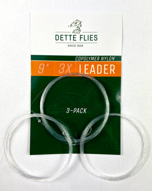 Dette Copolymer Nylon Leaders - 3 pack
