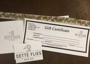 InStore Gift Certificate