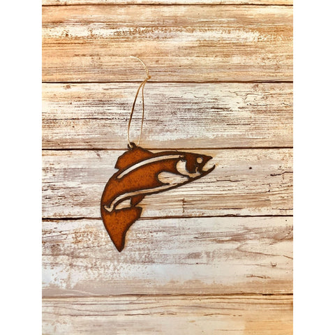 Universal Ironworks | Rustic Trout Ornament
